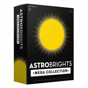 Astrobrights Mega Collection, Colored Paper, Bright Yellow, 625 Sheets, 24 lb...