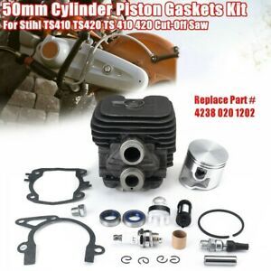 High Quality Cylinder Piston Gasket Kit Silver 50mm Cut-Off Saw Useful