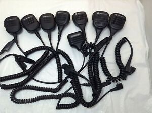 Lot of 10 Motorola Speaker Mic #PMMN4051A /PMMN4025A/PMMN4051A/HM/HMN8432A