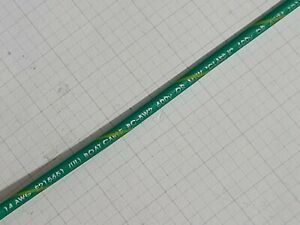 Atlas #14awg 41/30 Bare Copper BC-5W2 Boat Cable Hook-up Wire Green/Yellow/100ft