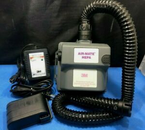 1 3M 520-03-63 AIR-MATE HEPA FILTER UNIT w Charger, Battery &amp; Hose      G/kp