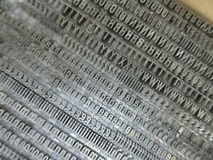 Letterpress Lead Type 14 Pt. Gothic?    F78