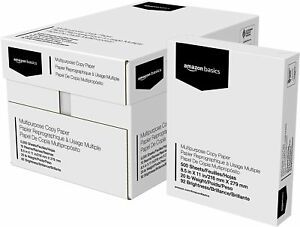 Case Copy Printer Printing Paper 8 1/2 x 11 Letter Size - 10 Reams 5000 Sheets