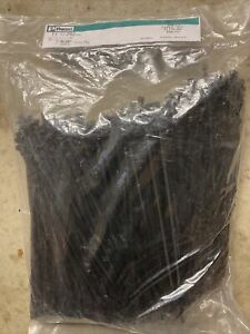 PANDUIT Nylon 6/6 Cable Tie,Standard,11.5 in.,Blk,PK1000, PLT3S-M0