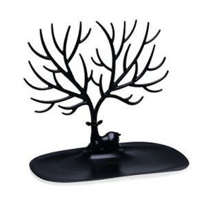 Forest Antler Tree Shaped Creative Jewelry Box Small Black