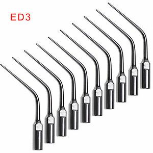 10 X Dental Ultrasonic Scaler Tip ED3 For DTE SATELEC scaler