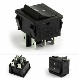 4xWaterproof R13-33C Rocker Switch 6Pin 2 Position DPDT 6A/250VAC 10A/125VAC CLA