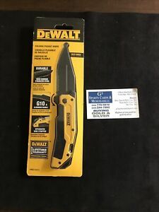 DeWalt Folding pocket knife DWHT10313 Steel Blade