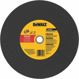 (10 Pack) DeWalt DW8021 HP 14 In. x 1/8 In. x 20mm Type 1 Cut-Off Wheel
