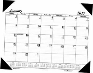 2017 Monthly Desk Pad Calendar, Economy, 22&#034; x 17&#034; 22 x 17&#034; Calendar Year