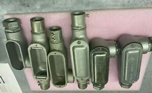 6PCS APPLETON MISC ASSORTED CONDUIT BOX 11/4 C FORM 35