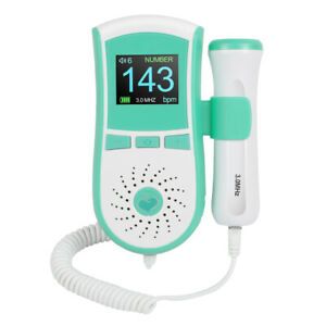 Portable LCD Fetal Doppler 3.0MHz Accurate FHR Detection For Pregnant Woman FDA