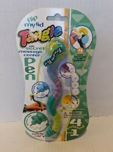 Tangle Pen Ink Pen Flip My Lid Message Pen Secret Message Fun Pen Notepad in Top