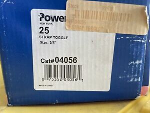 3/8&#034;-16 Strap Toggle Anchor Powers Fasteners 04056 - Box Of 25