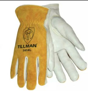 Tillman 1414SVM Top Grain Cowhide Split Palm Drivers Gloves Size SM