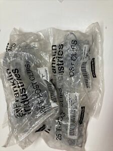 5 Bags Of 25 FRANKLIN INDUSTRIES T-POST CLIPS 125 Total CLIPS Free Shipping