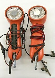 Bell System Western Electric Lineman&#039;s Handset Telephone Line Tester (Lot Of 2)