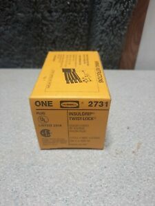 HUBBELL HBL2731 30 Amp 3 Pole 480 Volt 3 Pole 4 Wire Male Cord Plug End L16-30P