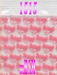 100 PACK  PINK PANTHER 1515 Apple Zip Baggies 1.5X1.5&#034; Mini POLYBAGS