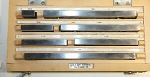 USSR Precision Metric Slip Gauge Block Set 21.2-175 mm (7 pcs) Grade 3