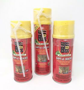 3 Great Stuff Gaps &amp; Cracks Expanding Foam Sealant Insulation (2) 12oz (1) 16 Oz