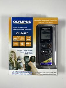 Olympus VN-541PC Voice Recorder with 4GBM, PC Link, One-touch Recording, Black