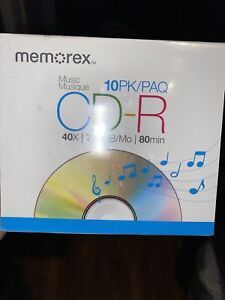 Factory sealed. Memorex 10 pack CD-R