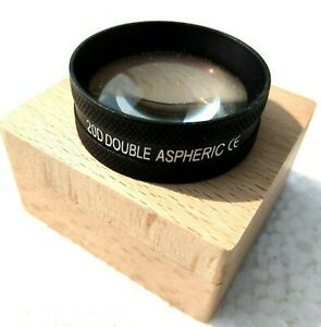 Non Contact Aspehric Lens 20D Black Colour For Opthalmoscopes Free Shipping