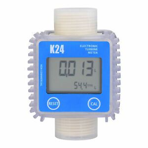 Flow Water Meter Digital Fuel Meter Diesel Oil Fuel Flow Meter 1BSPP Water Flow