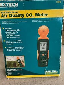 extech air quality co, meter