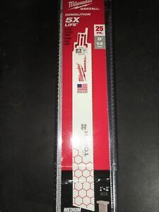 Milwaukee 48-00-8787 9 in. 14 TPI The Torch Sawzall Blade (25 Pk) - IN STOCK