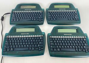 Lot Of 4 AlphaSmart 3000 Portable Word Processor *Need Rechargeable Batteries*