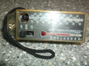 Vintage windchill meter from camera bag Edmund scientific meter