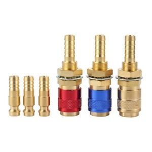 2pcs  6mm Water Cooled  Quick Connector For WP 9 17 18 26 TIG Welding Torch