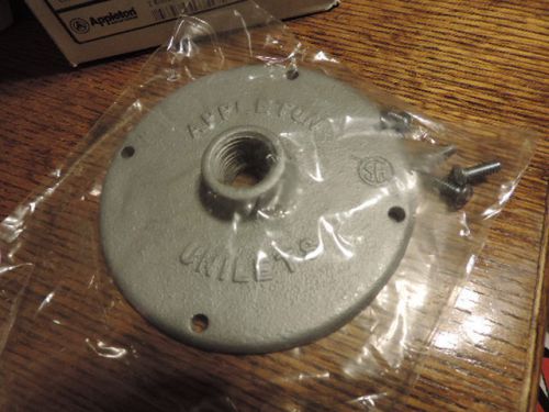 APPLETON ELECTRIC JBK-50 Cover,1/2&#034; Mall Iron. Cast cover.