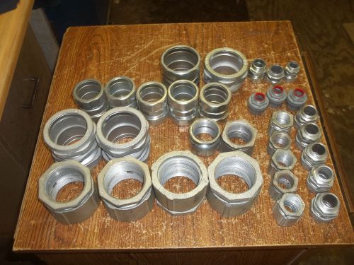 Rigid conduit fitting lot compreson erickson and other for sale