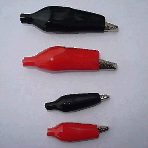 22.5 7.5 for sale, 100 pcs croc clip for test leads black / red crocodile clips s uk xmas gift