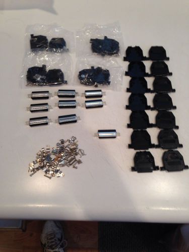 Db25 male connector 25 pin , plastic hoods etc.... for sale