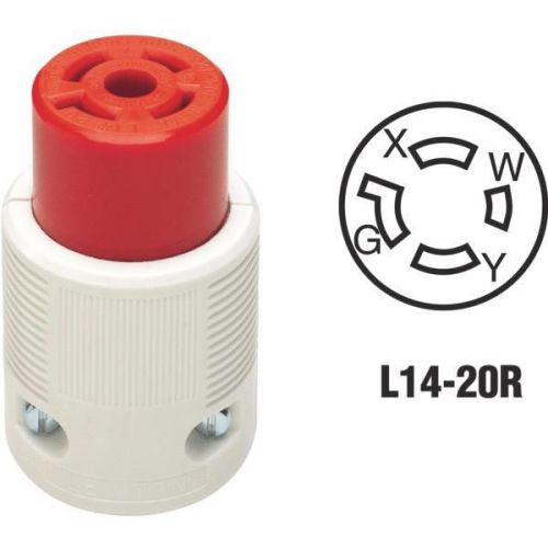 Commercial grade 3-pole locking cord connector-20a lock cord connector for sale