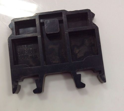 Idec terminal block end plate lot of 5   bne15w for sale