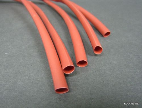 Red 5/32&#034; Dia 4.0 mm HEAT SHRINK TUBING #A5  5M =16 ft