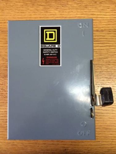 SQD Square D DU321 Safety Switch 30 Amp 240 Volt  *NEW*