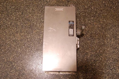 SIEMENS NF353SS 100AMP 600VAC SAFETY SWITCH STAINLESS DISCONNECT