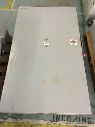 Fusible Heavy Duty Enclosed Safety Switch HF368NR 1200A 600V 3P SIEMENS $3550.00