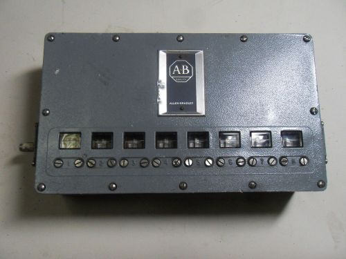 (q5-4) 1 allen bradley 803-f812 rotary cam limit switch for sale
