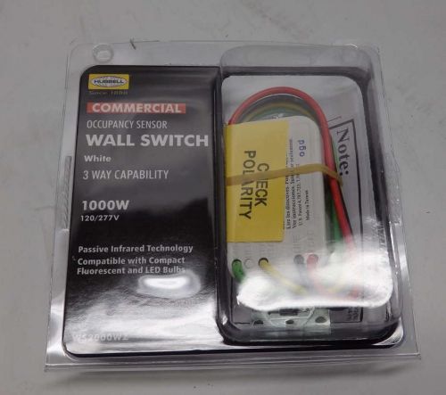 Lot of 3 hubbell 3-way occupancy decorator light switch ws2000wz for sale