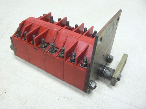 Siemens-allis 18-723-775-001 rotary drum switch, 8 pole, adjustable contacts !! for sale