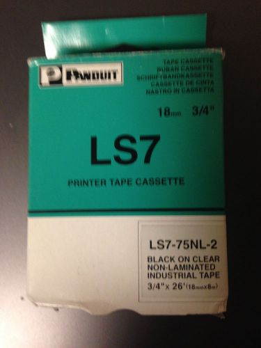 Panduit LS7 Printer Tape LS7-75NL-2