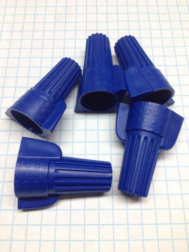 QTY 5 - WIRE NUTS BIG BLUE WINGED (P17) WIRE CAPS, P17 WIRENUTS - FREE SHIPPING