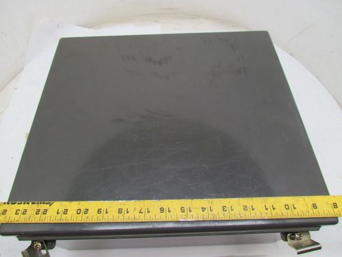 16x14x8&#034; wall mount steel electrical enclosure box aluminum backplate type 12,13 for sale